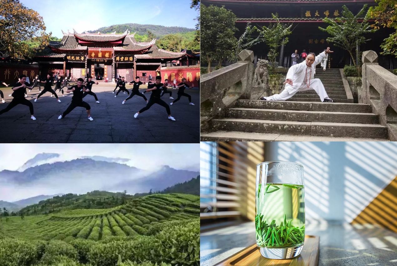 Emei Kung Fu and green tea