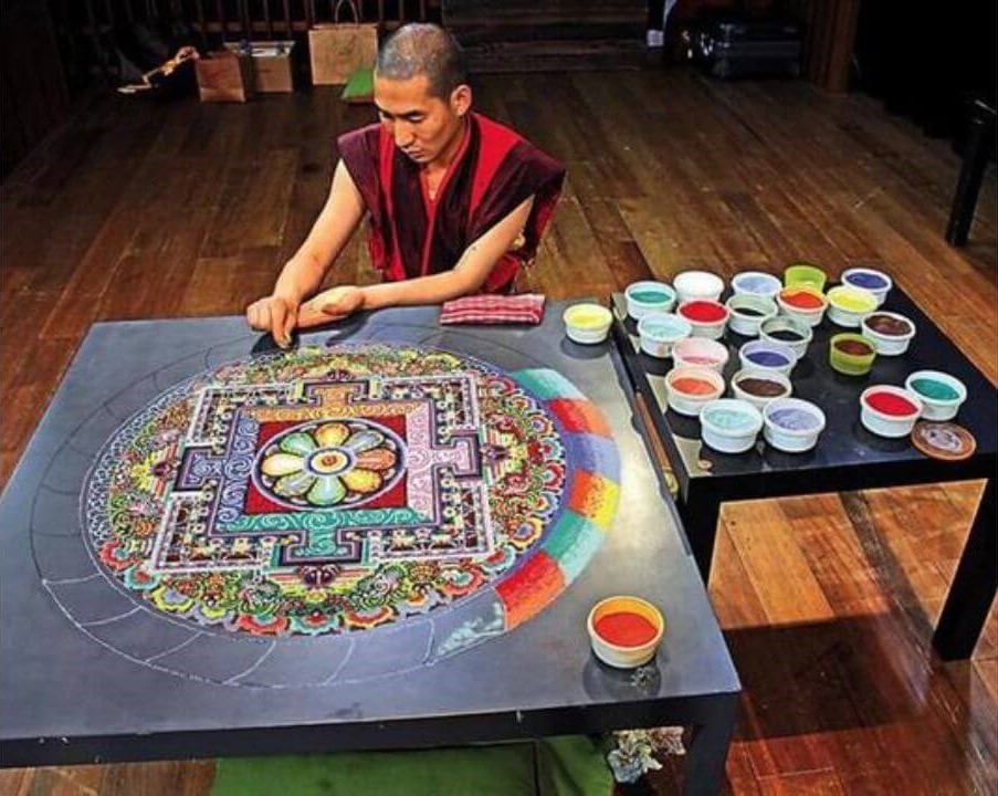 How a Mandala Comes to Life