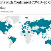 COVID-19 Spread on Global Map