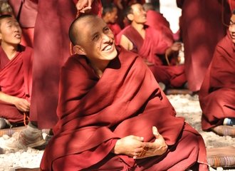 Monks debate Sera monastery