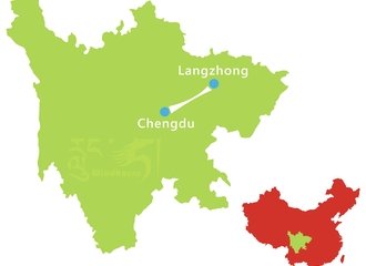 Chengdu Lanzhong Ancient City Tour Route