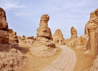 Ancient City of Jiahoe During a Silk Road Turpan Tour 