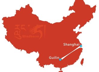 Shanghai Guilin Tour Route