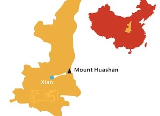 Xi'an to Huashan Tour Route