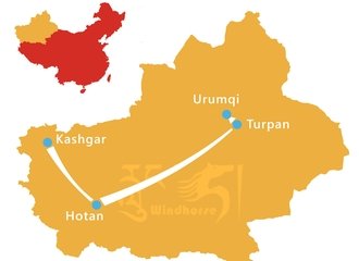 Xinjiang Silk Road Tour Route