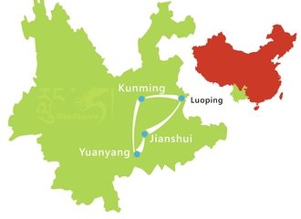 Yunnan Photography Tour Route