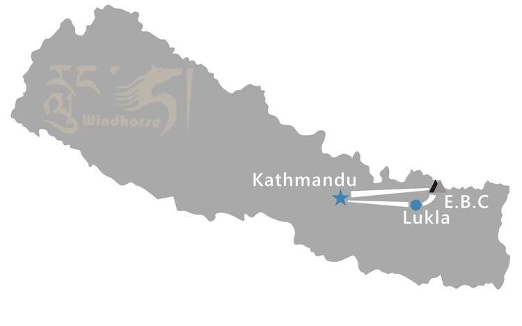 Nepal Everest Base Camp Trekking Tour Route