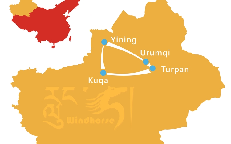 Silk Road Discovery Tour Route