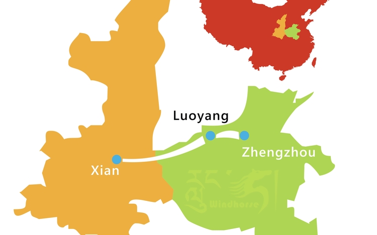 Xi'an Luoyang Tour Route