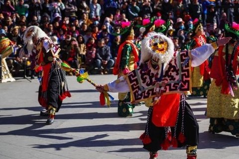 Tibetan Cham dance