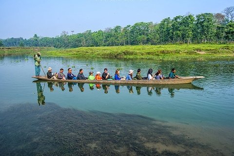 Boat ride Chitwan park