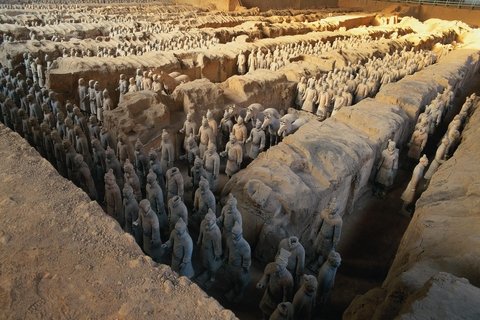Xian Terracotta army and horses