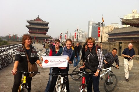 Xi'an Ancient Wall biking - WindhorseTour clients.