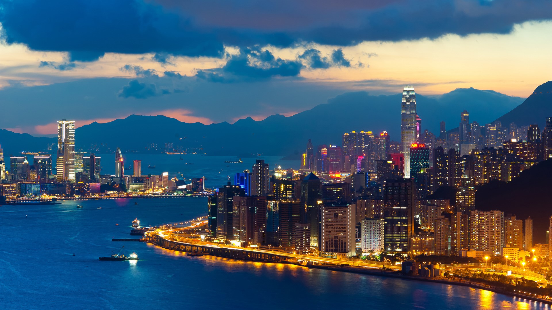 Beautiful Hongkong view