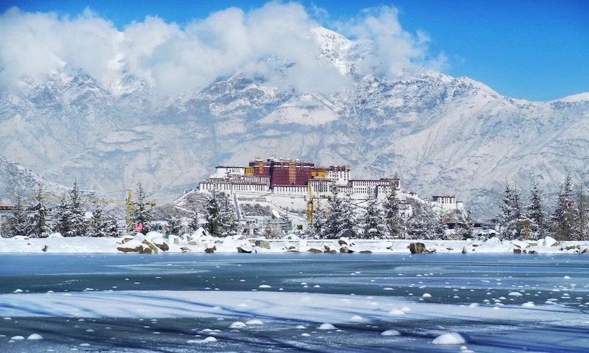 Potala Palace in winter