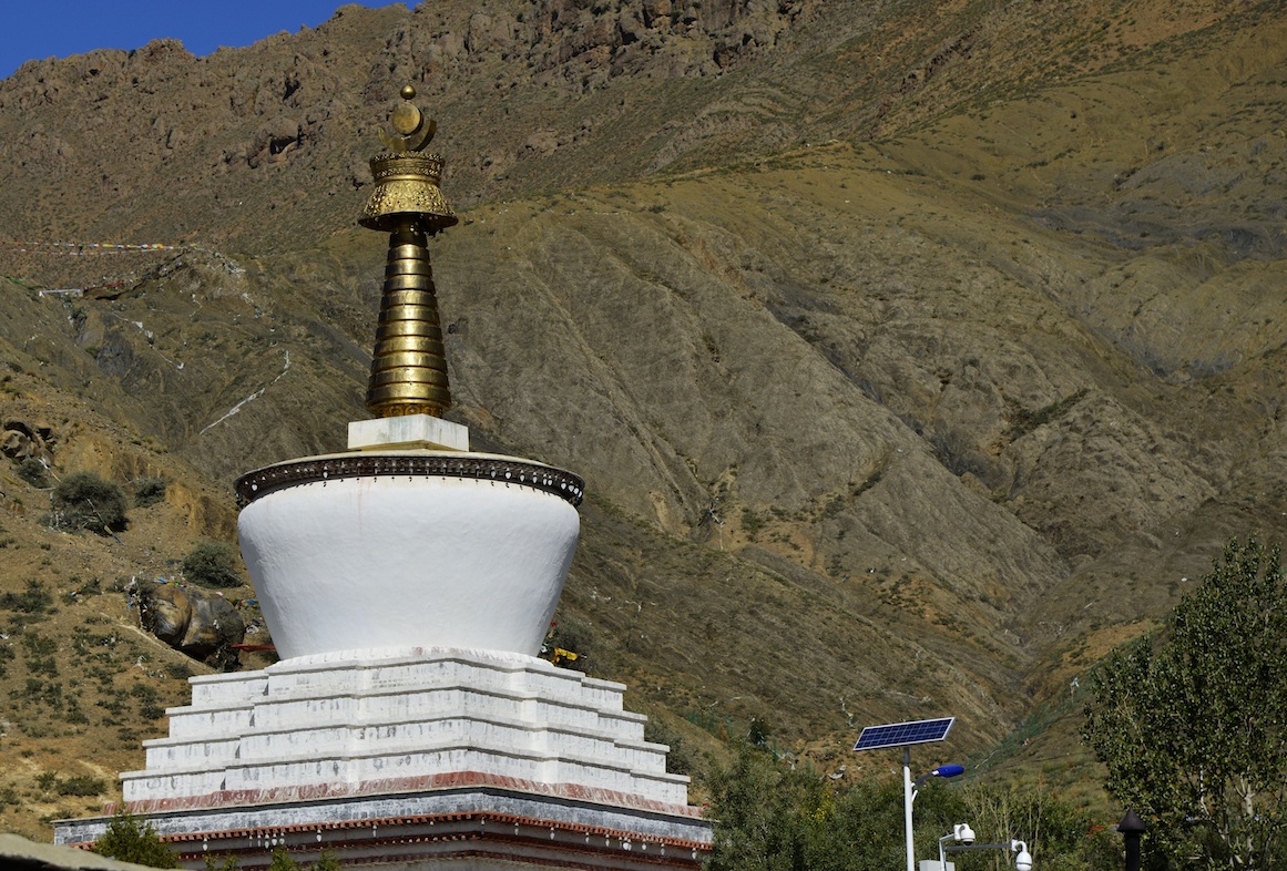 White Stupa inside Tashilhunpo Monastery