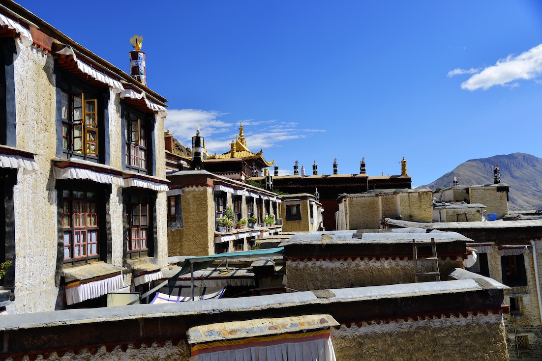 Golden roof chapels of Tashilhunpo Monastery