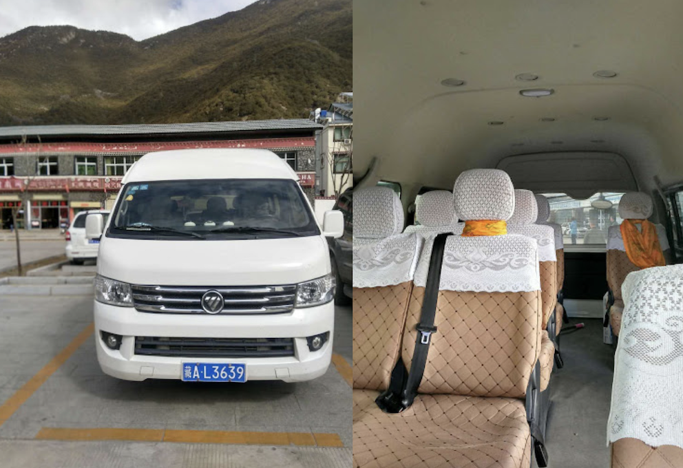 9-seats Foton minivan