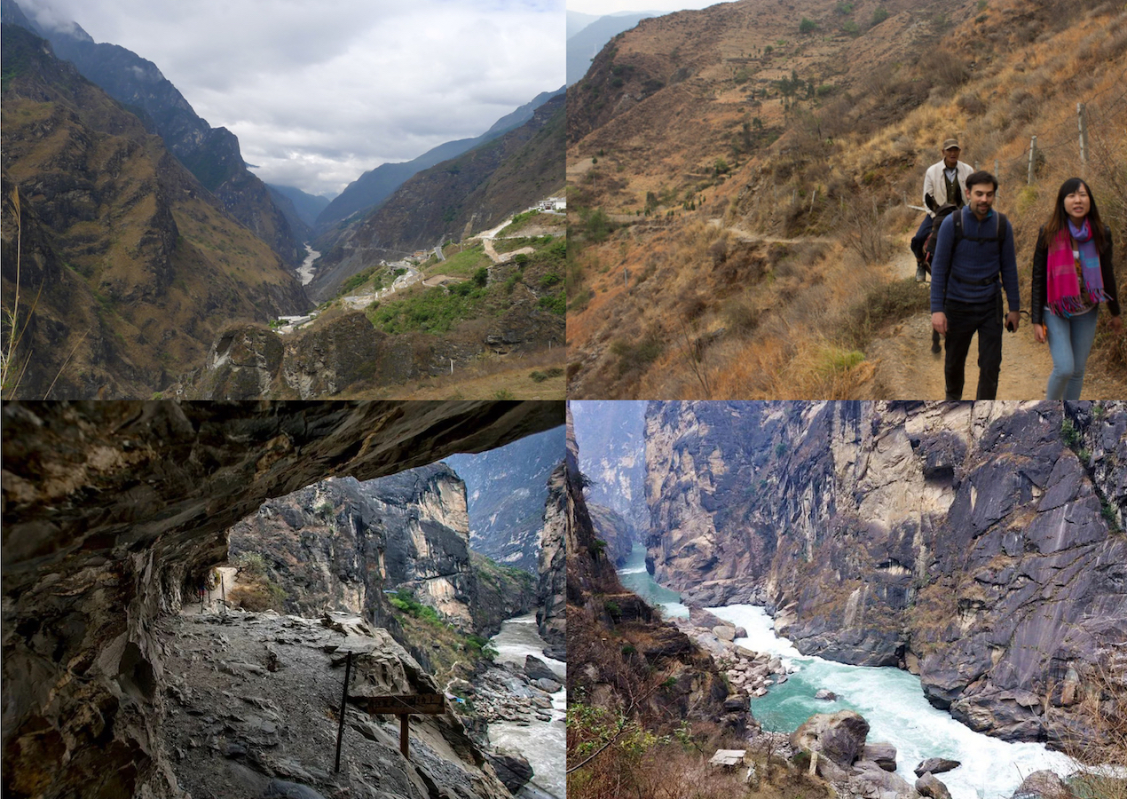 Trek at Tiger Leaping Gorge in winter