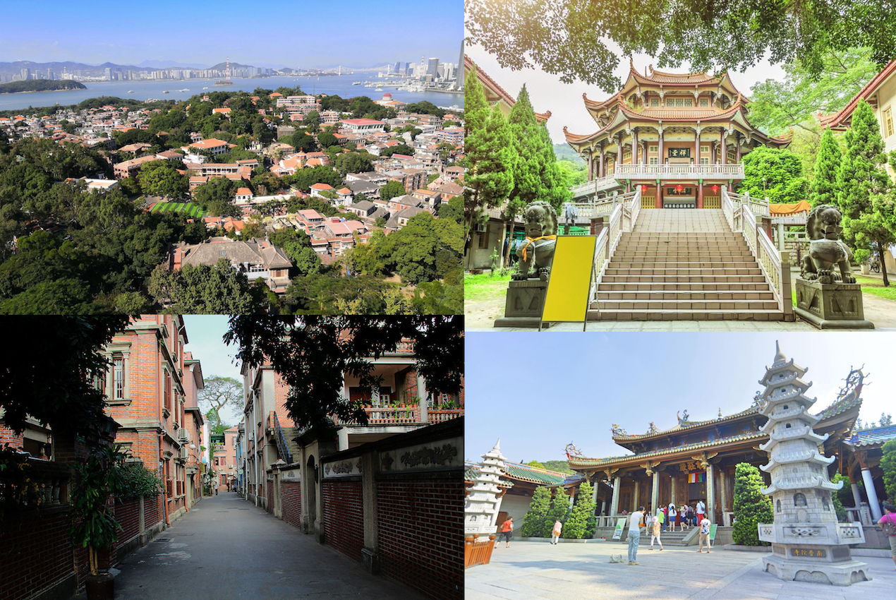 Gulangyu island and South Putuo temple