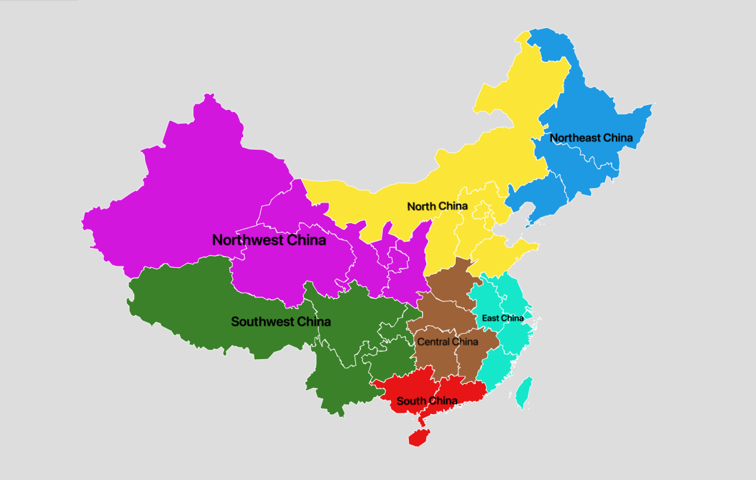 China Administrative Division and Travel Regions | WindhorseTour – China  Tibet Travel Tour Guide & Service