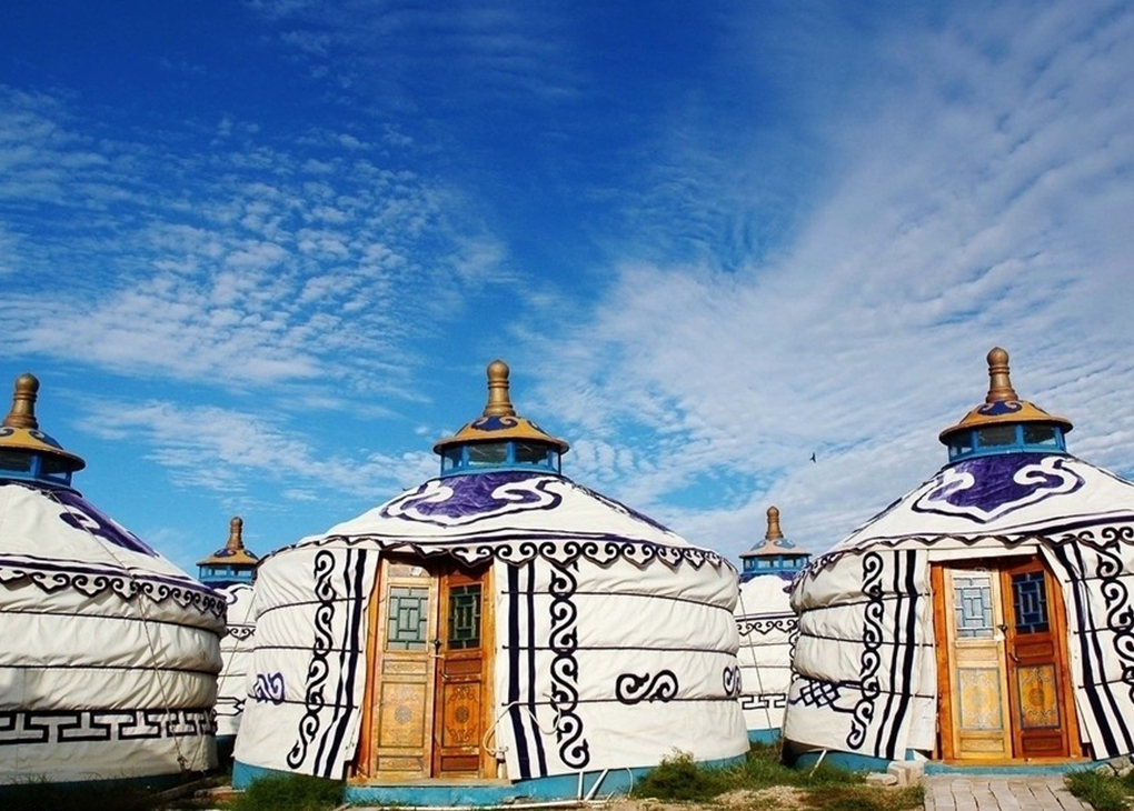 Mongolian yurt near Hohhot