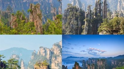 Zhangjiajie national park views