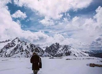 Kailash kora snow