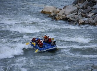 Rafting on River Kali Gandaki