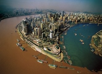 Yangtze River meets Chongqing