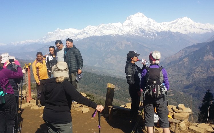 Annapurna-poon-hill-trek, Annapurna-poon-hill-snow-mountains-panorama