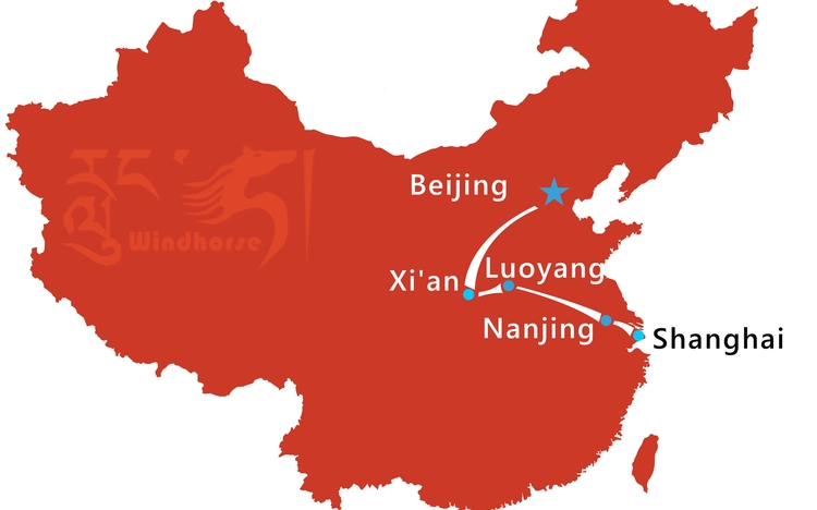 Ancient China Tour Route
