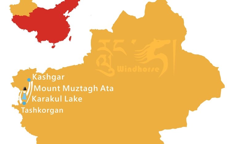 Kashgar Trekking Tour Route