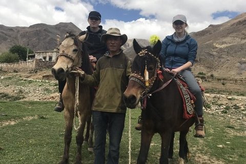 Horse ride Tibet