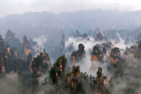 zhangjiajie-national-park-tianzi-mountain