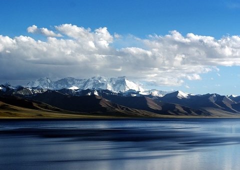 Beautiful Namtso Lake in Tibet