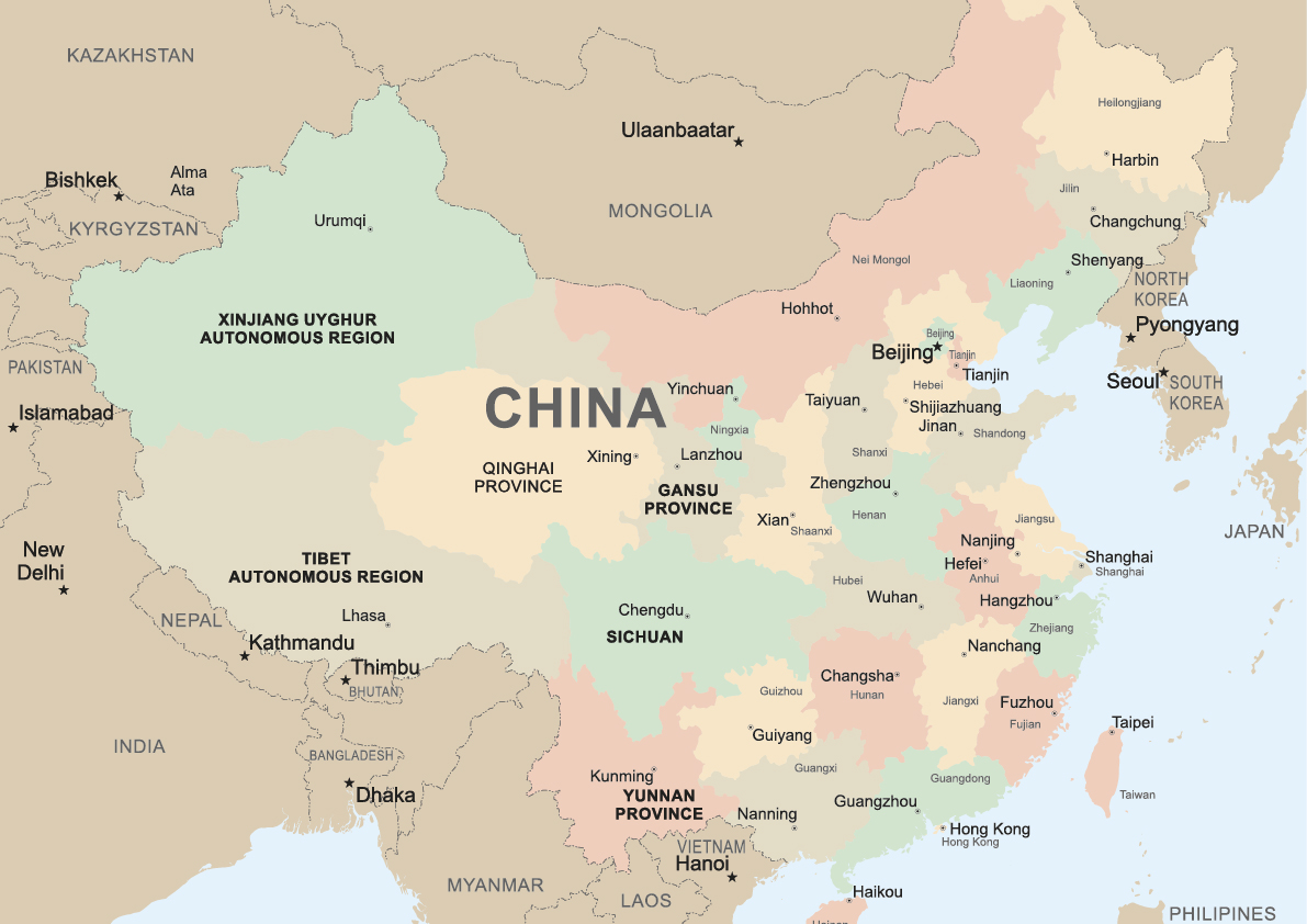 Tibet Autonomous Region and China's other provinces