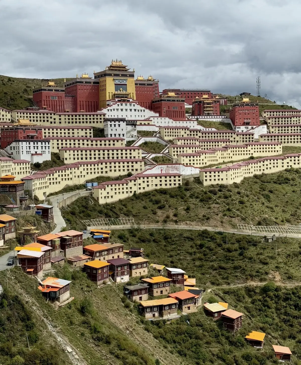 Katok Monastery in Pelyul County, Ganzi