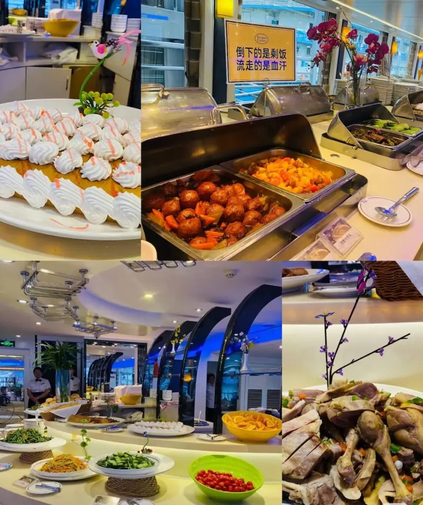 Victory cruises dining on yangtze three gorges cruise