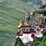 Drak Yerpa in Summer – Green Hills and Meditation Caves near Lhasa