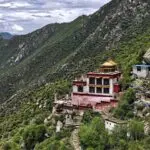 Main Prayer Hall of Chim-puk Hermitage Nunnery near Samye, Tibet