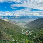 Panoramic View of Samye Valley from Chim-puk Hermitage, Tibet