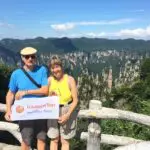 WindhorseTour travelers at Zhangjiajie Tianzi Mountain