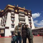 WindhorseTour’s travelers at front of Potala Palace