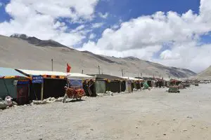 local tent guest houses at Everest Base Camp