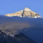 sunrise over mount Everest in Tibet