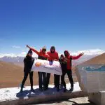 windhorsetour clients at Pangla pass drive to Everest Base Camp