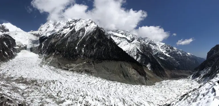 Icefall at Hailuogou Glacier Camp 4