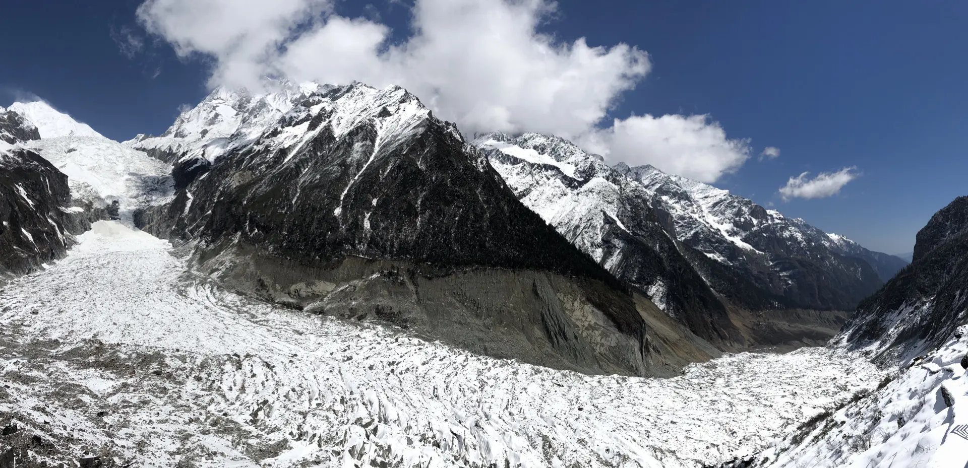 Icefall at Hailuogou Glacier Camp 4