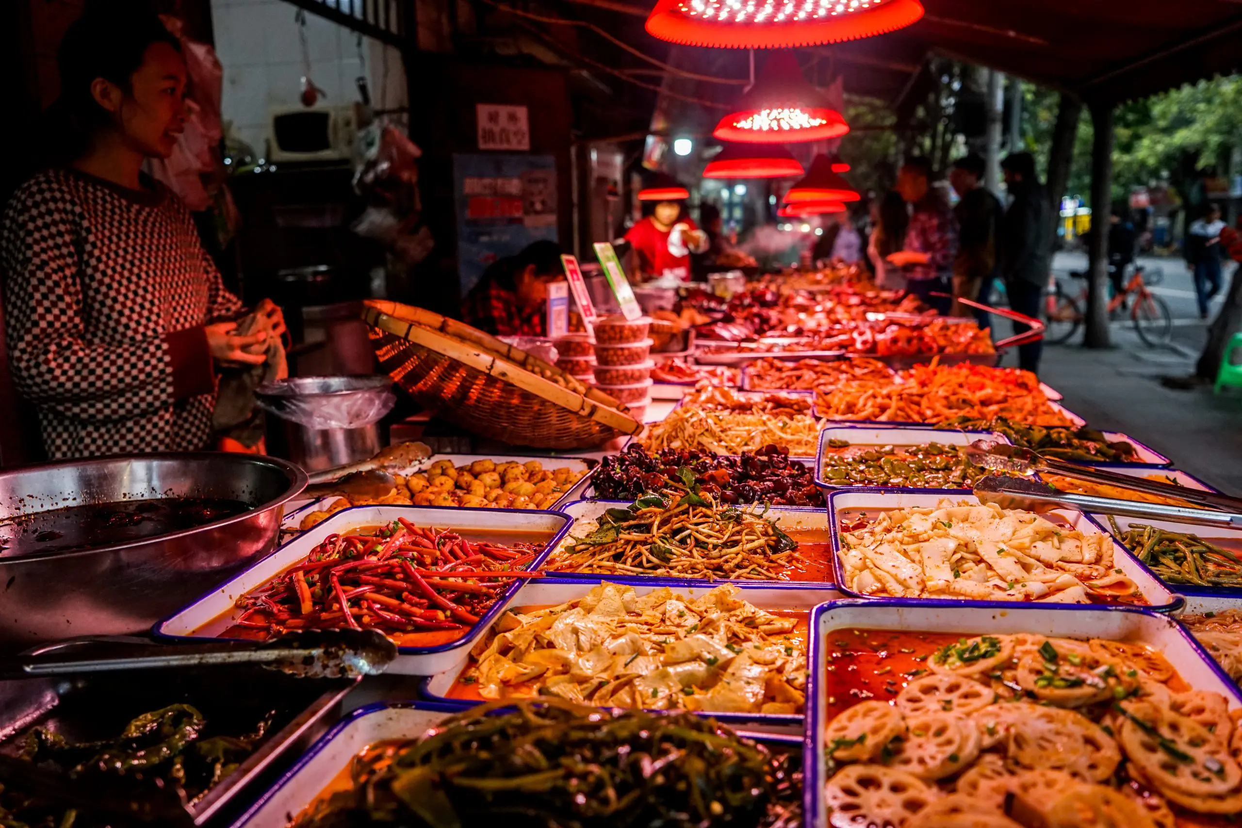 Chengdu food and snack